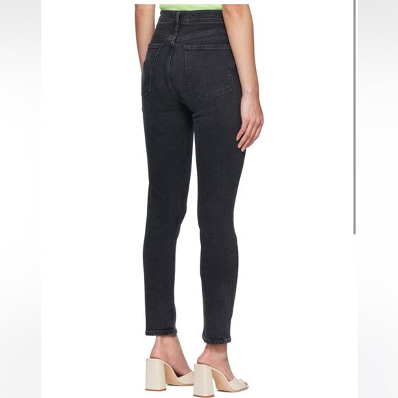 Agolde Black High Rise Nico Slim Jeans - Picture 10 of 10